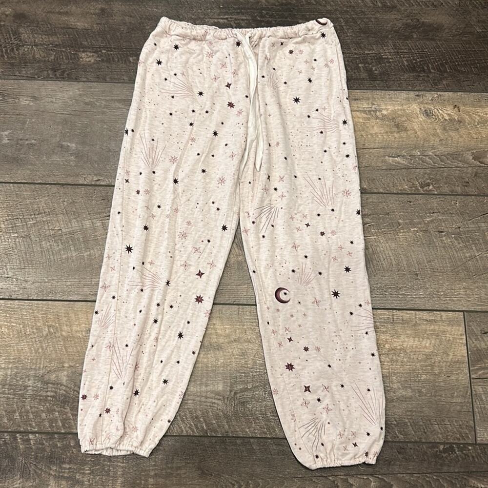Soma Women's Terry Long Sleeve Top & Bottom Set Cream Melange Size M - Picture 10 of 16